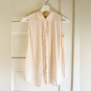 Everlane silk sleeveless shirt